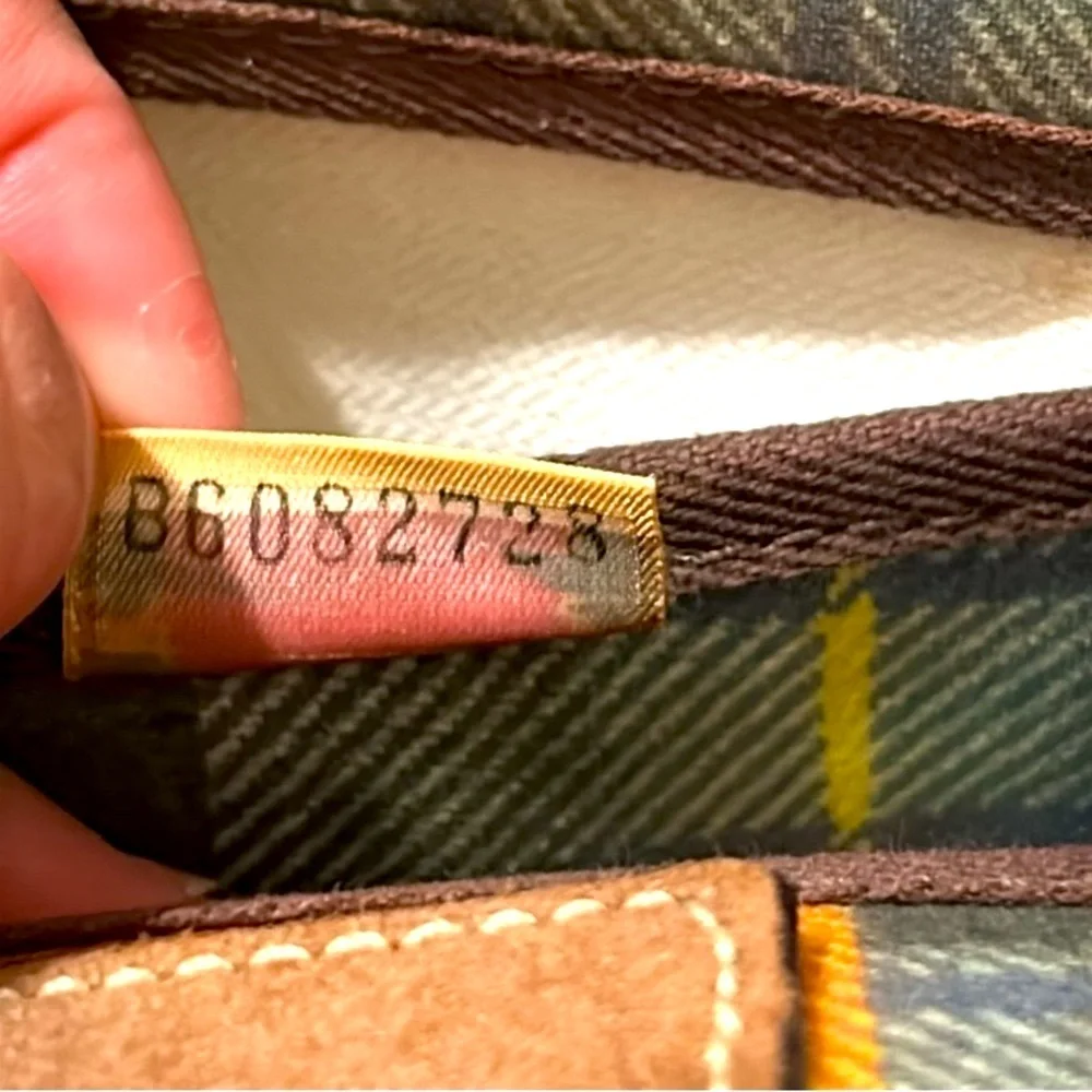 DOONEY & BURKE Plaid Tartan Handbag and Wallet Set - Multicolor, EUC